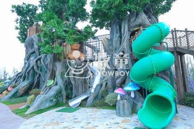 Magic Tree House Series Fashion Design Plastic Outdoor Playground Set for Kids