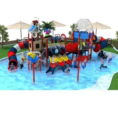Swimming Pool Plastic Slide Water Playground Park Equipment