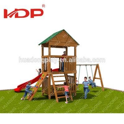 Woode Slide, Children Outdoor Playground Kids Wood Slide