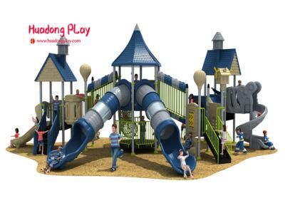Large High Quality Outdoor Equipment Tube Slides Playground