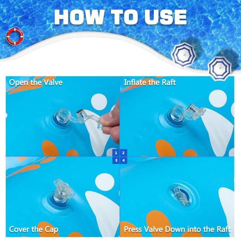 Summer PVC Pet Water Play Toys Inflatable Bone Shape Pet Dog Pool Float
