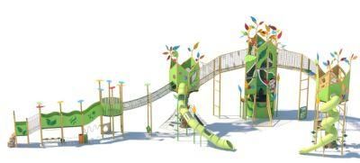 Nature Themed Tree Play Tower Children Outdoor Playground