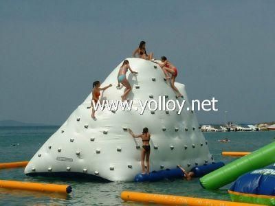 Floating Inflatable Water Game Climbing Iceberg Toys for Pool or Lake