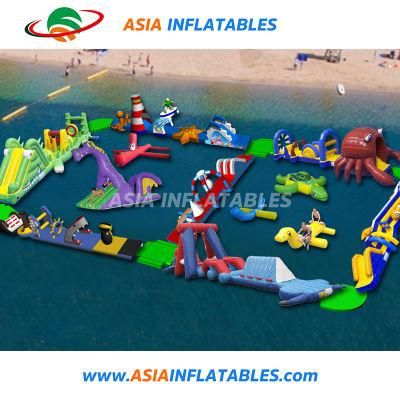 Adult Fun Obstacle Floating Beach Inflatable Water Park