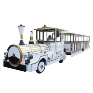 Fuuny Amusement Park Diesel Trackless Train Ride Road Train for Sale