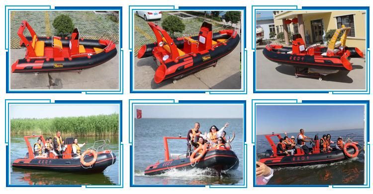 Hailun 520cm Rigid Inflatable Boat/ Fishing Boat/Rib/River Rescue Boat
