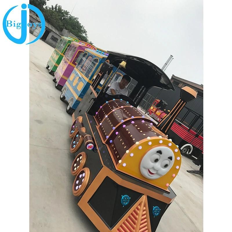 High Quality Commercial Outdoor Adult Amusement Park Electric Trackless Train