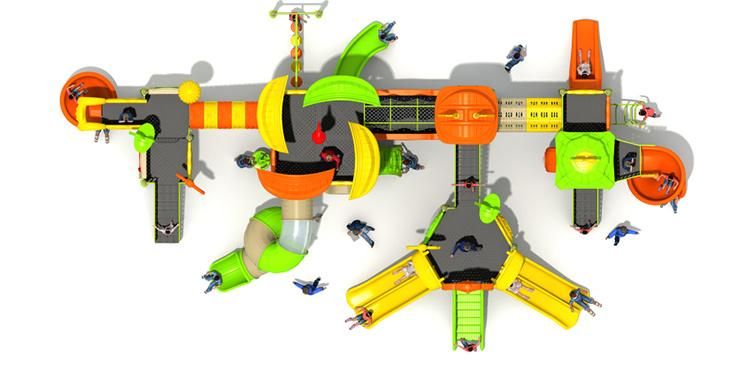 Kindergarten Children Outdoor Plastic Exercise Playground Equipment for Sale