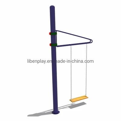 Kids Commercial Outdoor Playground New Structure Single Swing Set