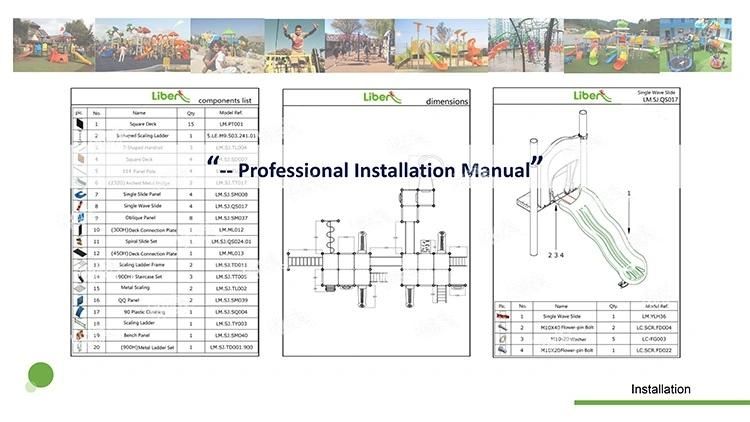 EU Standard Outdoor Playground Structure