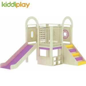 Wooden Outdoor Play Equipment Slide Indoor Playhouse in China Factory