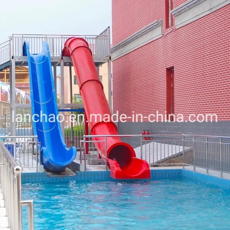 Barrel Water Slide Fiberglass Aqua Park Equipment