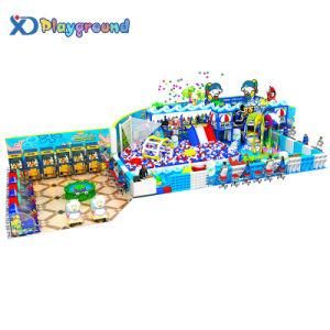 Ocean Theme Customized Indoor Playground Equipment with Ball Pool