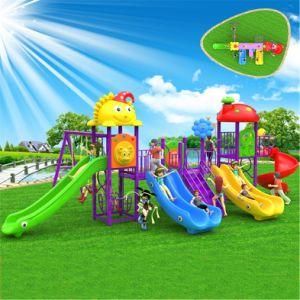 Cartoon Plastic Slide Children Playground for Garden (BBE-A69)