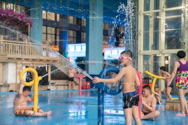 Customized Fiberglass Water Slide Linghai Jiuhua Spring Hotel Water Park
