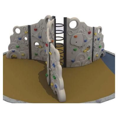 Children Outdoor Large Scale Climbing Wall Plastic Jungle Gym Toy Equipment.