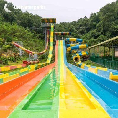 Hot Sale Water Park Fiberglass Mat Slide Water Slide for Kids Outdoor