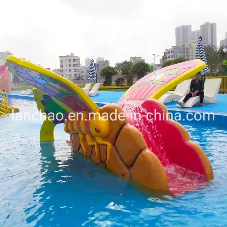 Water Park Small Pool Fiberglass Octopus Water Slide for Children