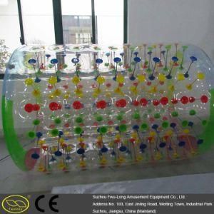 PVC TPU Material Amusement Park Inflatable Water Roller