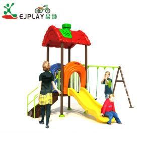 Zhejiang Ej Kids Outdoor Playground Mini Slide with Swing Set
