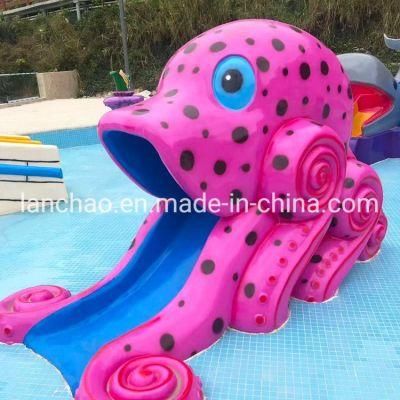 Funny Pool Spray Kids Slide for Children Water Park Playground