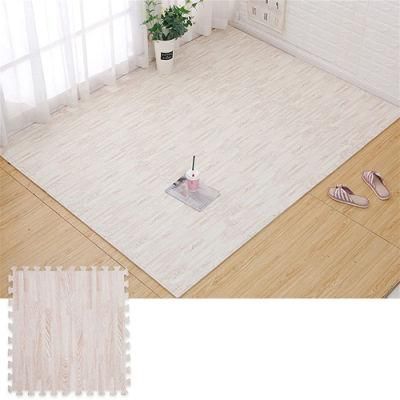 Non-Toxic Color EVA Foam Wood Grain Floor Mat