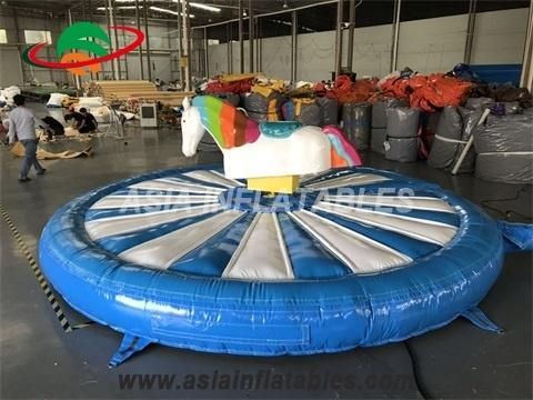 Inflatable Mechanical Unicorn Bull Ride Unicorn Mechanical Rodeo Rides with Inflatable