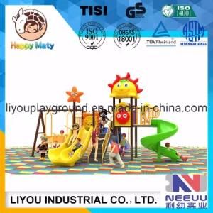 High Quality Colorful Kindergarten Kids Plastic Slides Outdoor Playground Equipment for Children