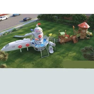 New Outdoor Kids Playground Equipment Space Series Park Slide Yq55