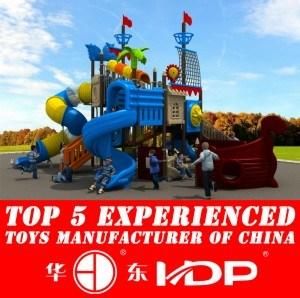 Plastic Material and Outdoor Playground Type Kids Play Equipment Slides