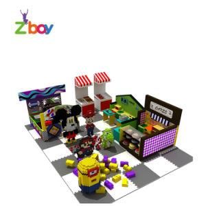 China Factory High Quality Customized Big Kids Plastic Indoor Playground with Trampoline Park