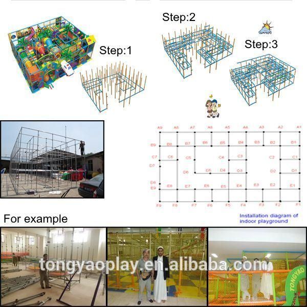 LLDPE High Quality Indoor Playground for Kids (TY-40272)