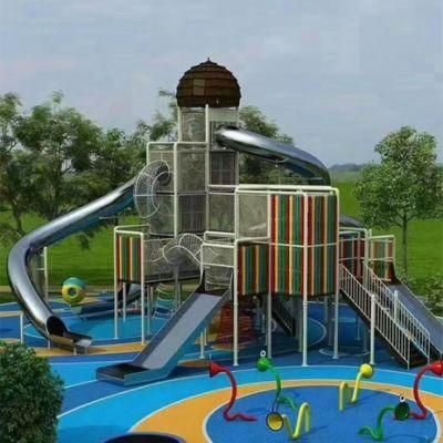 Park Large Stainless Steel Slide Customized Kids Playground Equipment Fb10