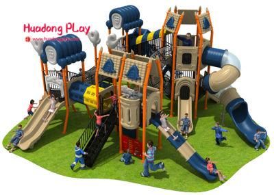 Producer Kids Children Outdoor Plastic Slide Playground Equipment for Sale