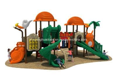 Children Favorite Outdoor Playground Equipment Castle Plastic Playground Set