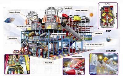 Cheer Amusement Space Themed Indoor Playground Equipment