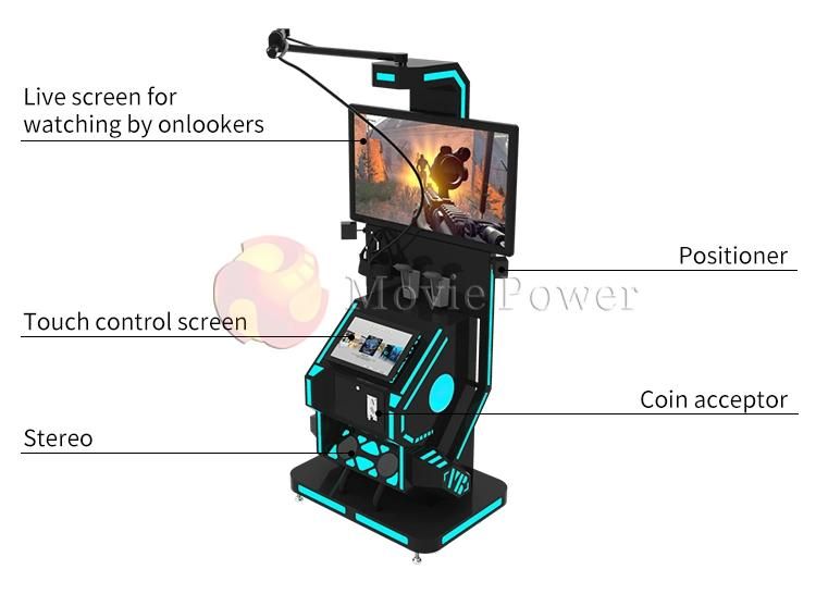 Reality Virtual Video Game 9d Vr Shooting Simulator for Gaming