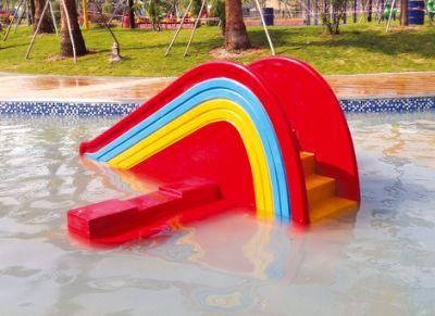 Small Size Kids Rainbow Slides Fiberglass Waterproof Water Park Equipment High Quality with Ce Approved
