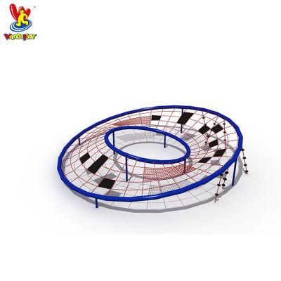 Children Outdoor Playground Swing Climbing Net Rope Playground