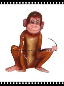 Fiberglass Decoration for Amusement Park Monkey Modelling