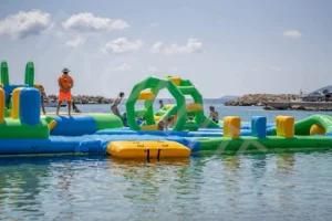 Customized PVC Community Kindergarden Inflatable Toy Theme Park on Sea