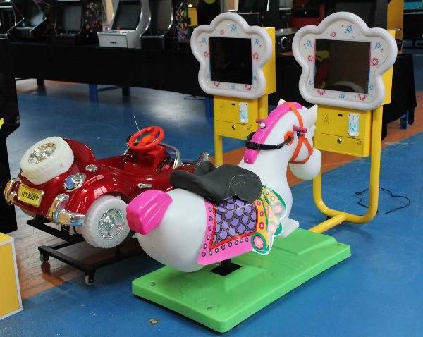 Indoor Kid Rides 3D Horse Racing Machine