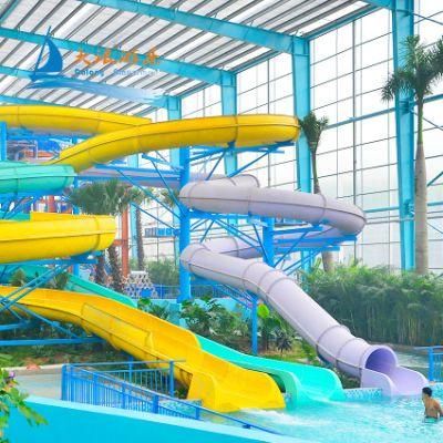 Dalang Brand Pool Slide Fiberglass China Aqua Group Fiberglass Water Slide Spiral with Competitive Price