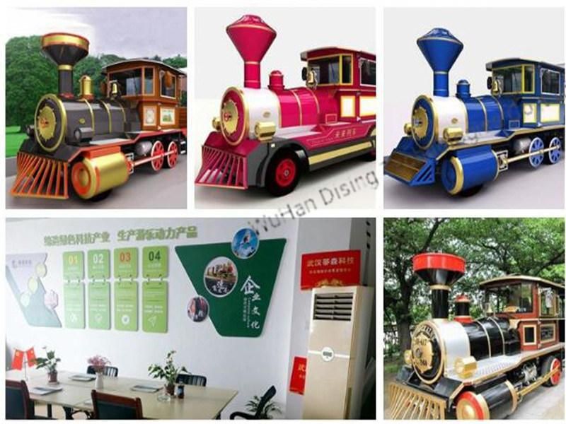 Amusement Ride Equipments 42 Seater Electric Tourist Train for Park