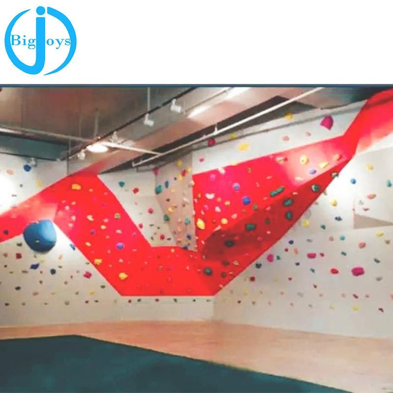 Sturdy Construction Outdoor Rock Climb Wall for Sale, PE Rock Climb Wall