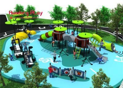 Widely Used New Design Music Theme Commercial Outdoor Playground for Sale