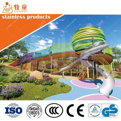 Cowboy Stainless Steel Slide Playground for Children Playground