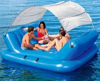Outdoor Inflatable Beach Chair Water Equipment Foldable Inflatable Floating Platform