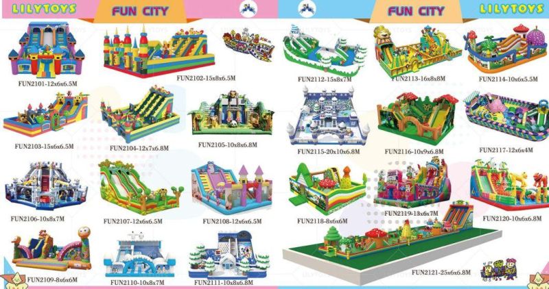Outdoor Playground Equipment for Children Jumping Bouncy Amusement Park Funcity