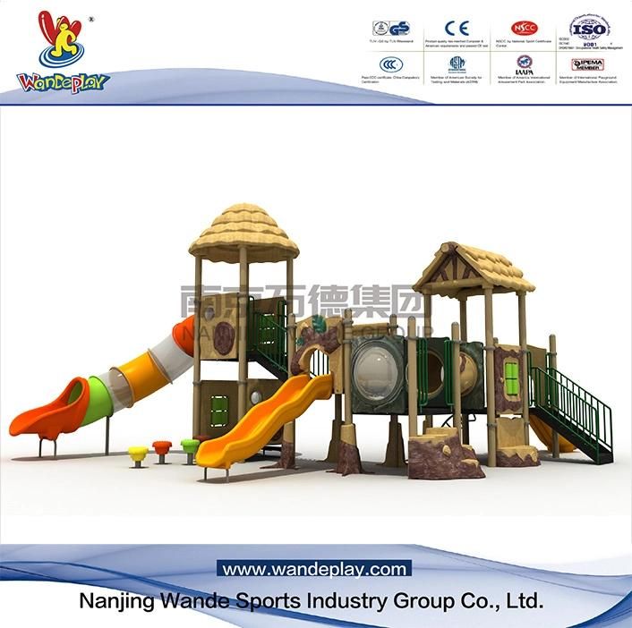 Children Playhouse Equipment Outdoor Playground with Slide